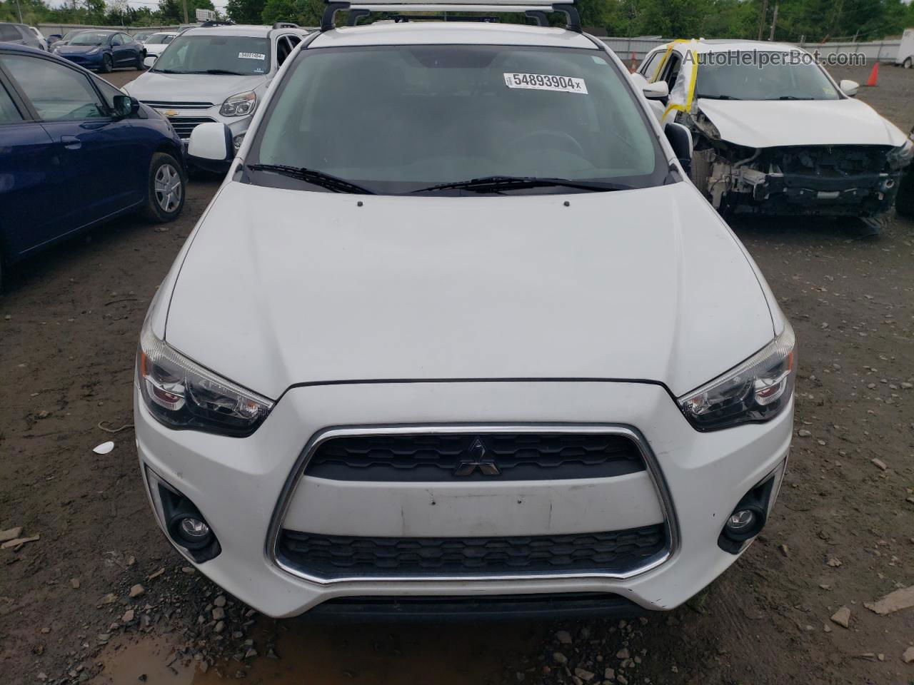 2015 Mitsubishi Outlander Sport Se White vin: 4A4AR4AU1FE053829