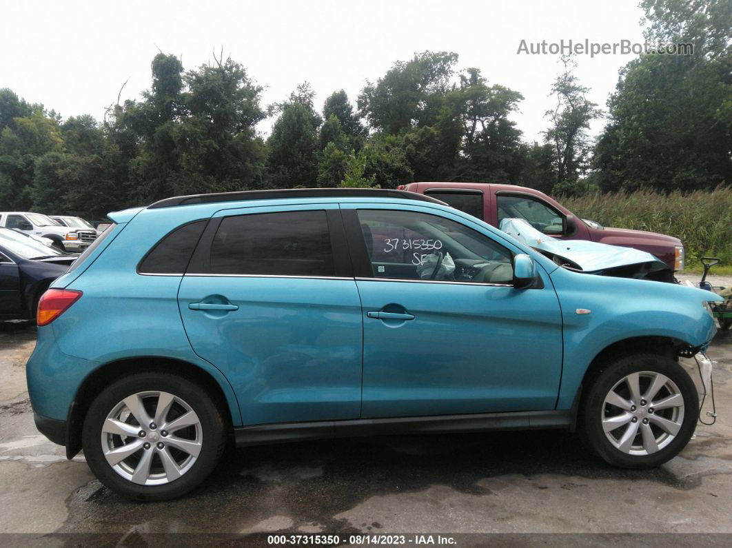 2013 Mitsubishi Outlander Sport Se Синий vin: 4A4AR4AU2DE012039