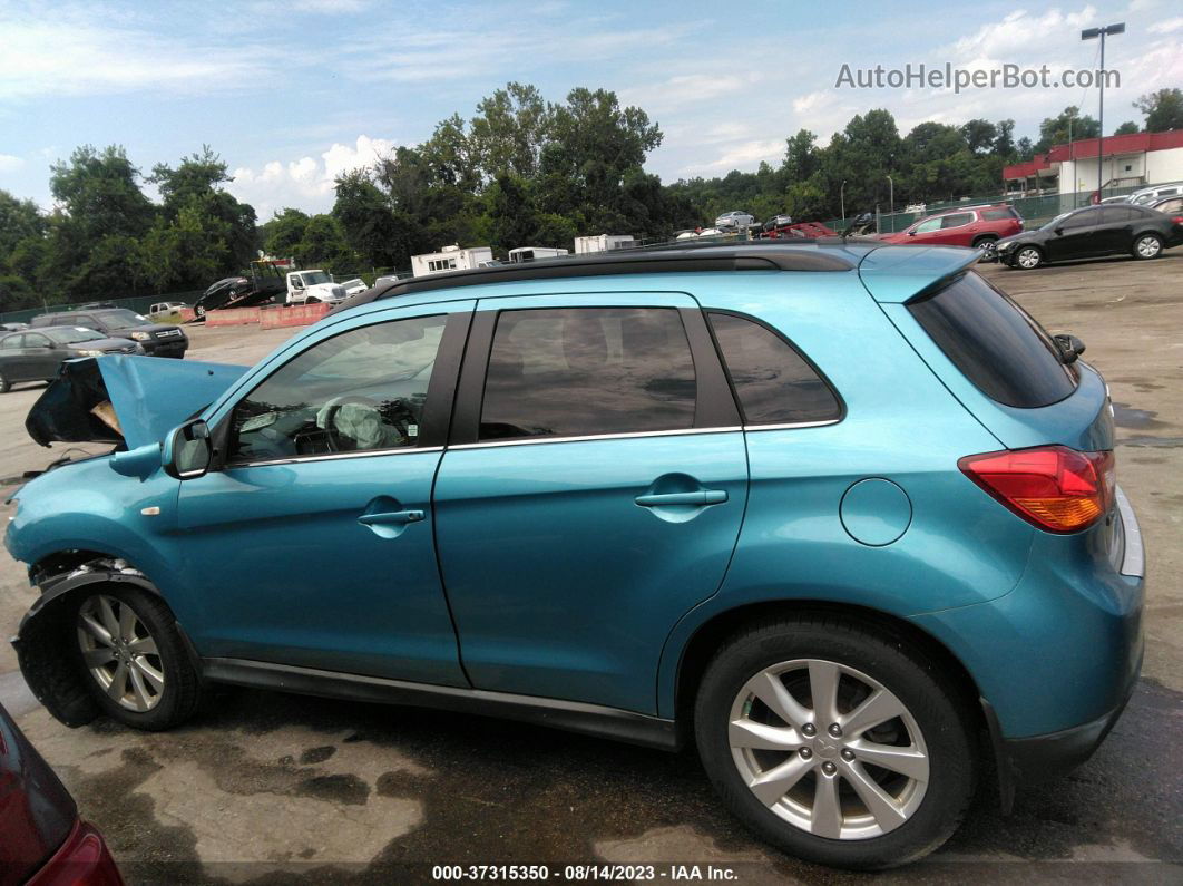 2013 Mitsubishi Outlander Sport Se Blue vin: 4A4AR4AU2DE012039