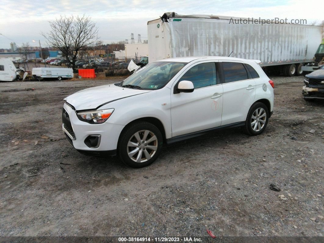 2013 Mitsubishi Outlander Sport Se White vin: 4A4AR4AU2DE015183