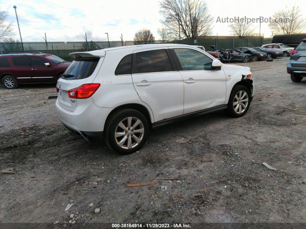 2013 Mitsubishi Outlander Sport Se White vin: 4A4AR4AU2DE015183