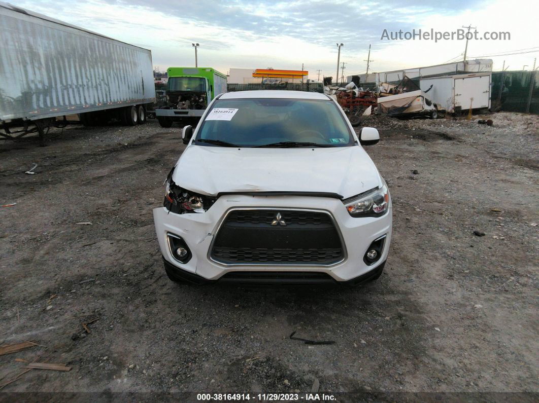 2013 Mitsubishi Outlander Sport Se White vin: 4A4AR4AU2DE015183