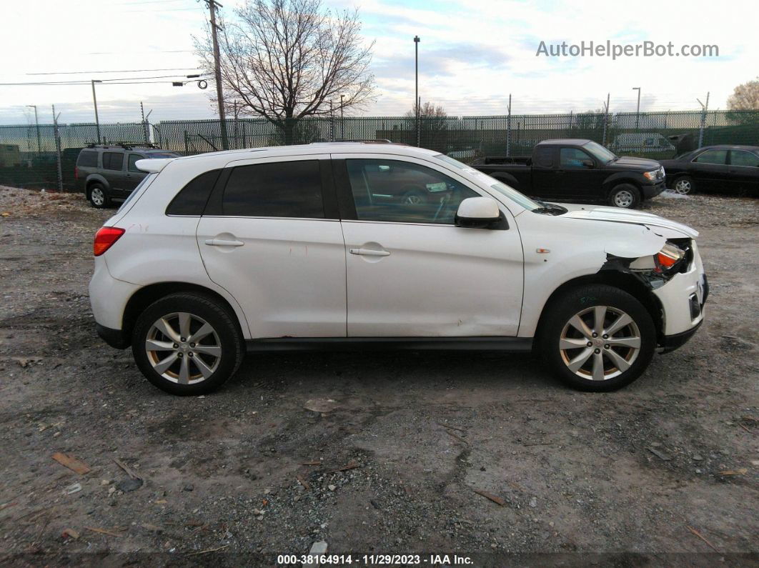 2013 Mitsubishi Outlander Sport Se White vin: 4A4AR4AU2DE015183