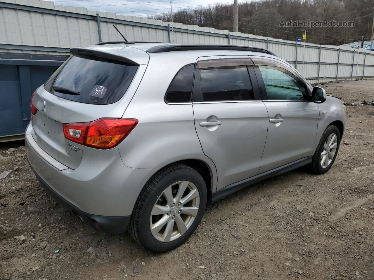 2013 Mitsubishi Outlander Sport Se Silver vin: 4A4AR4AU2DE018892