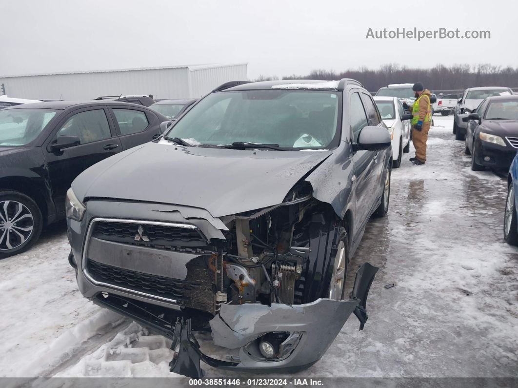 2013 Mitsubishi Outlander Sport Se Gray vin: 4A4AR4AU2DE024577