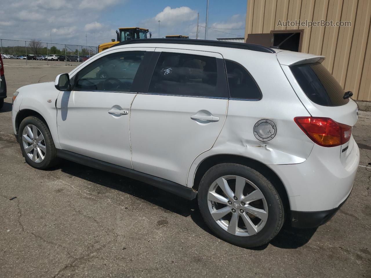 2014 Mitsubishi Outlander Sport Se White vin: 4A4AR4AU2EE030087