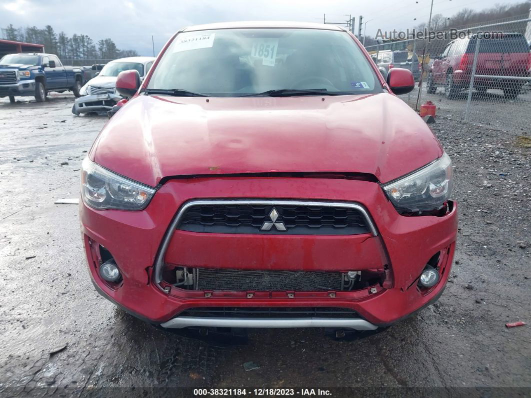 2015 Mitsubishi Outlander Sport Se Красный vin: 4A4AR4AU2FE015493