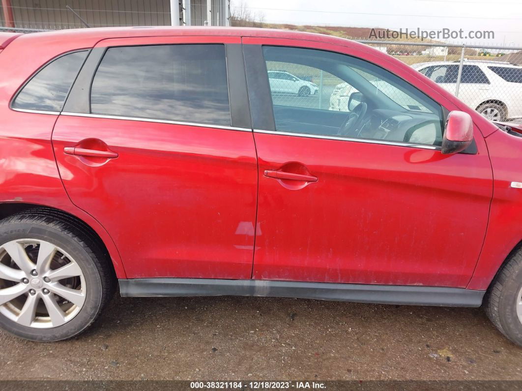 2015 Mitsubishi Outlander Sport Se Red vin: 4A4AR4AU2FE015493