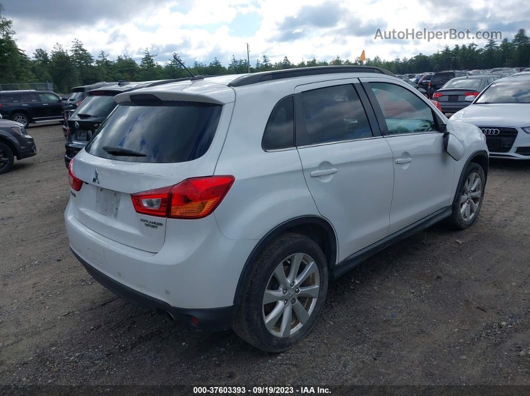 2015 Mitsubishi Outlander Sport Se Белый vin: 4A4AR4AU2FE015915