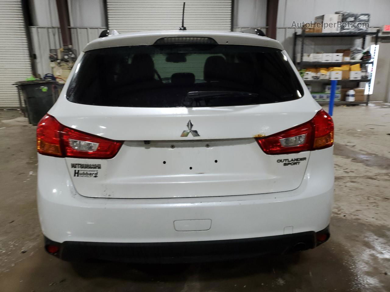 2014 Mitsubishi Outlander Sport Se White vin: 4A4AR4AU3EE008857