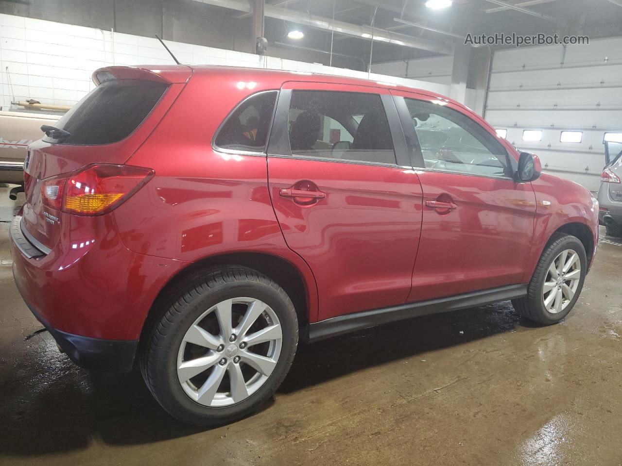 2014 Mitsubishi Outlander Sport Se Красный vin: 4A4AR4AU3EE026632