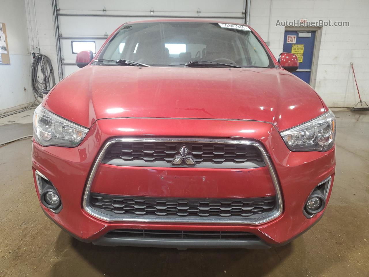 2014 Mitsubishi Outlander Sport Se Red vin: 4A4AR4AU3EE026632