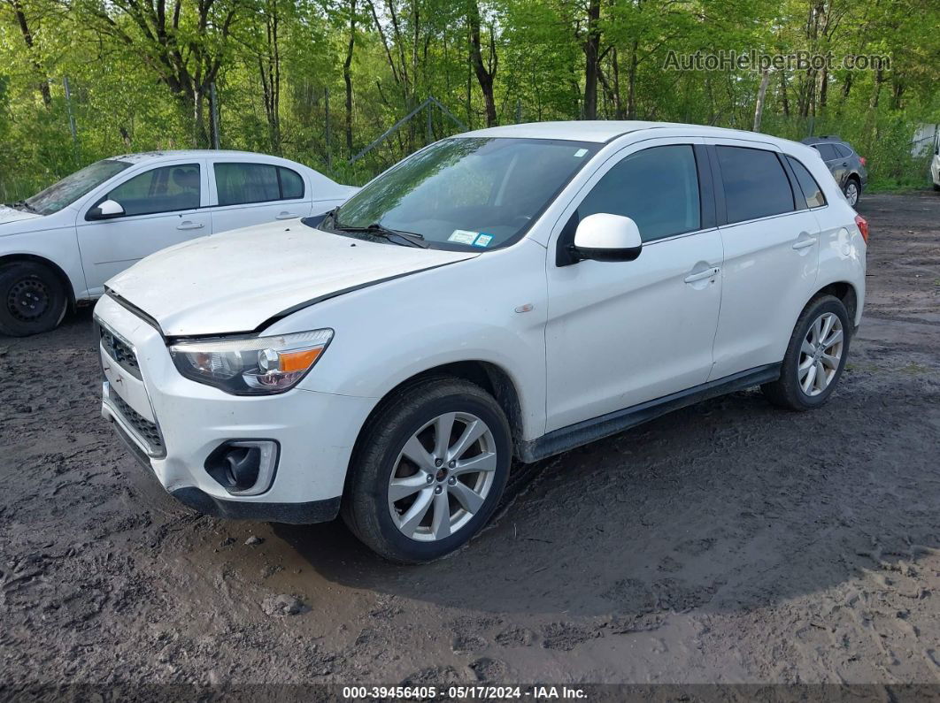 2015 Mitsubishi Outlander Sport Se White vin: 4A4AR4AU3FE005071