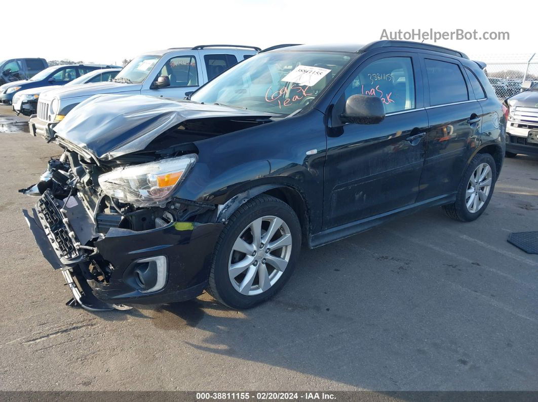 2015 Mitsubishi Outlander Sport Se Black vin: 4A4AR4AU3FE007130