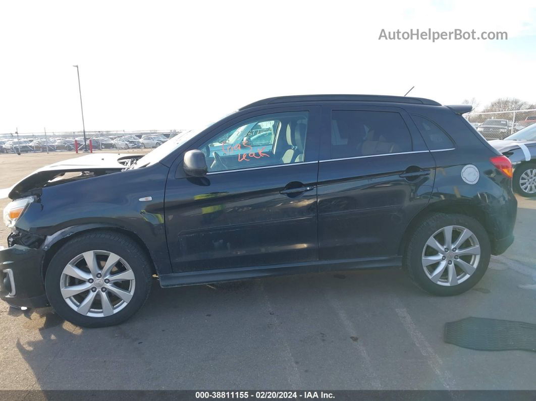 2015 Mitsubishi Outlander Sport Se Черный vin: 4A4AR4AU3FE007130