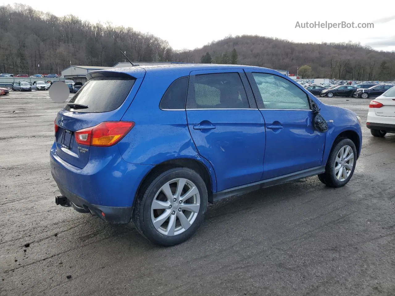 2015 Mitsubishi Outlander Sport Se Blue vin: 4A4AR4AU3FE011498