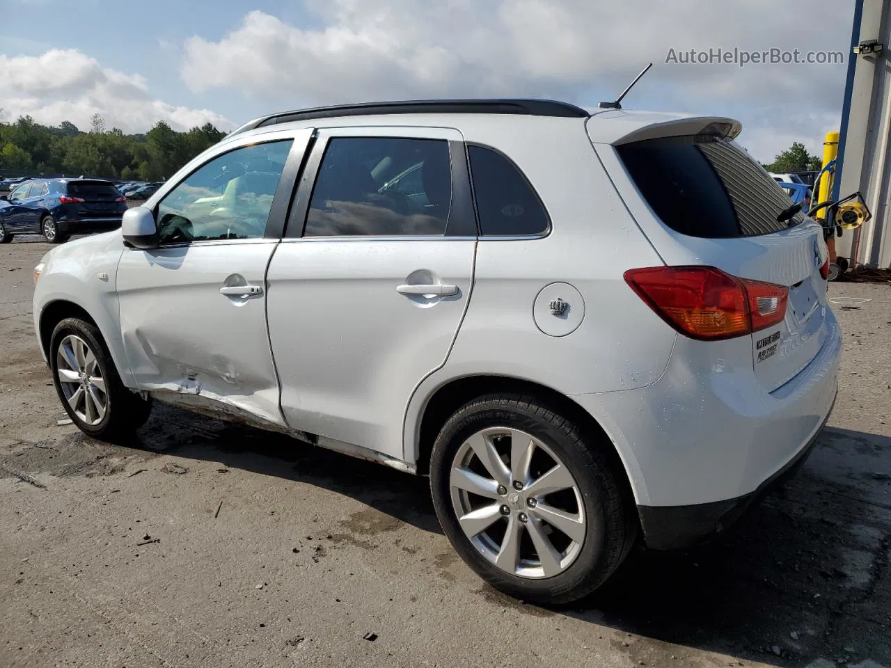 2015 Mitsubishi Outlander Sport Se White vin: 4A4AR4AU3FE029869