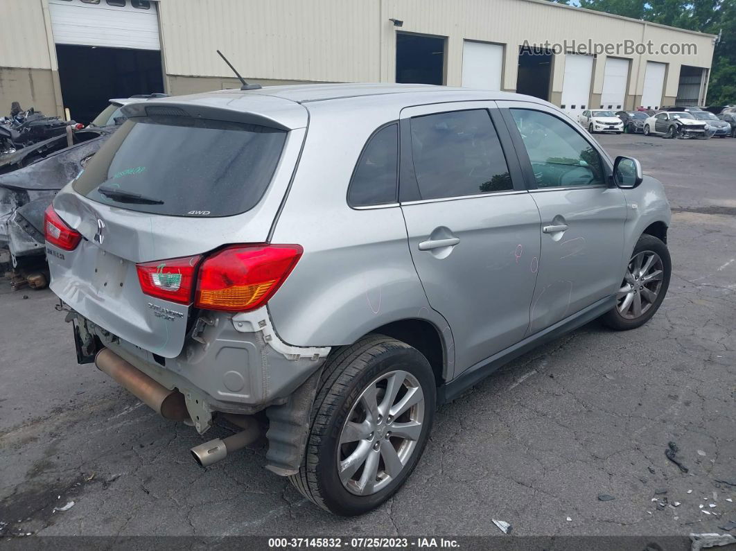 2015 Mitsubishi Outlander Sport Se Gray vin: 4A4AR4AU3FE035994