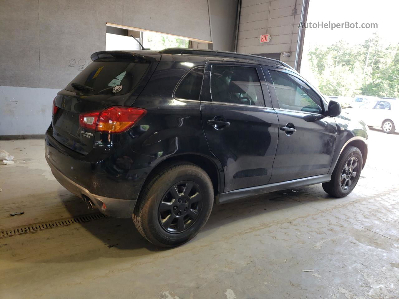 2013 Mitsubishi Outlander Sport Se Black vin: 4A4AR4AU4DE011877