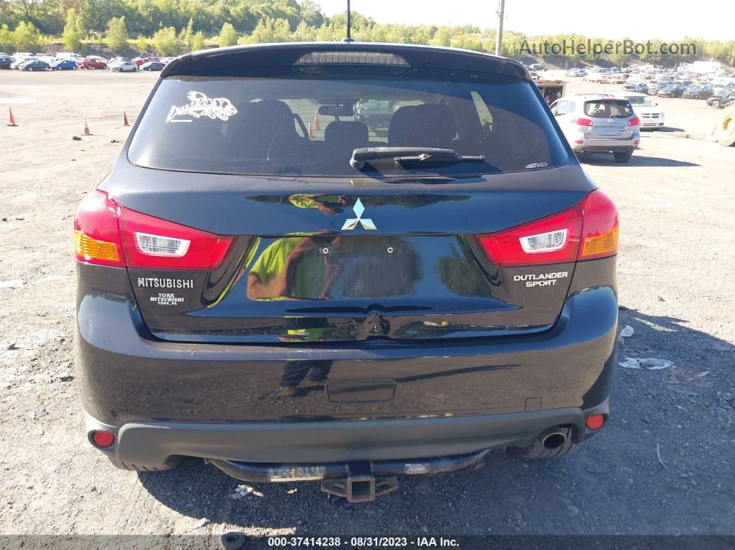 2013 Mitsubishi Outlander Sport Se Black vin: 4A4AR4AU4DE015718