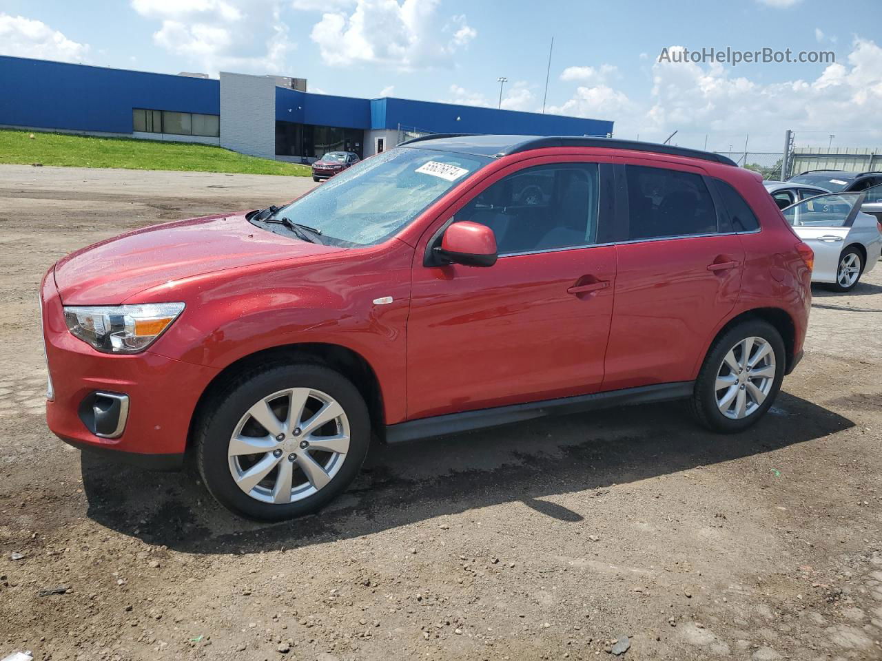 2014 Mitsubishi Outlander Sport Se Red vin: 4A4AR4AU4EE023142