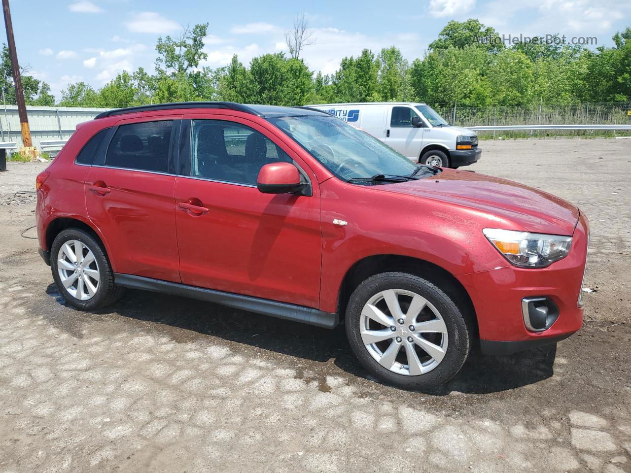 2014 Mitsubishi Outlander Sport Se Red vin: 4A4AR4AU4EE023142