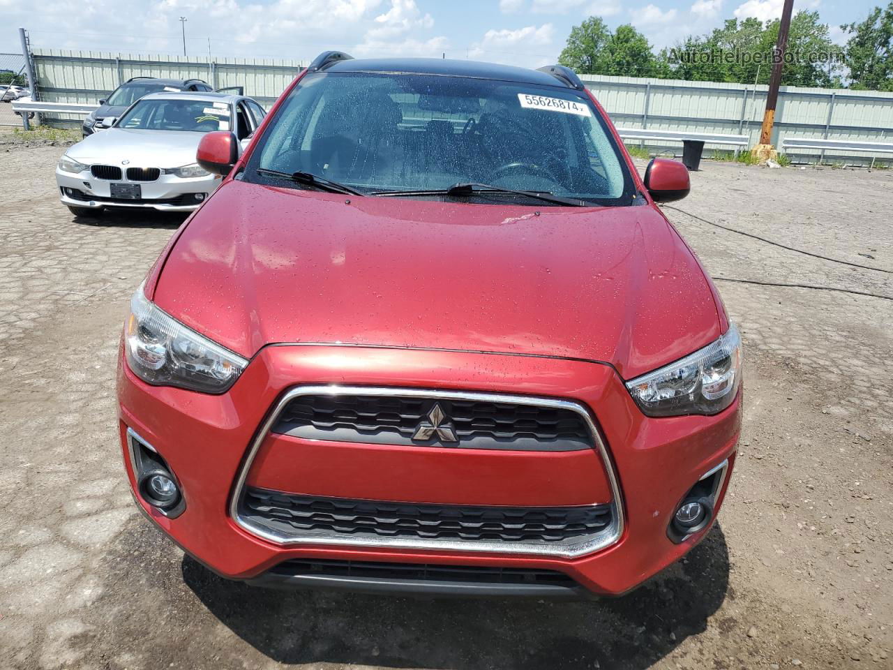 2014 Mitsubishi Outlander Sport Se Red vin: 4A4AR4AU4EE023142