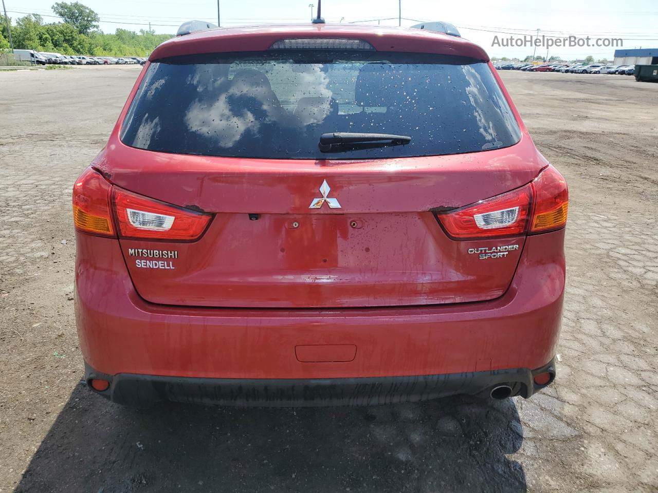 2014 Mitsubishi Outlander Sport Se Red vin: 4A4AR4AU4EE023142