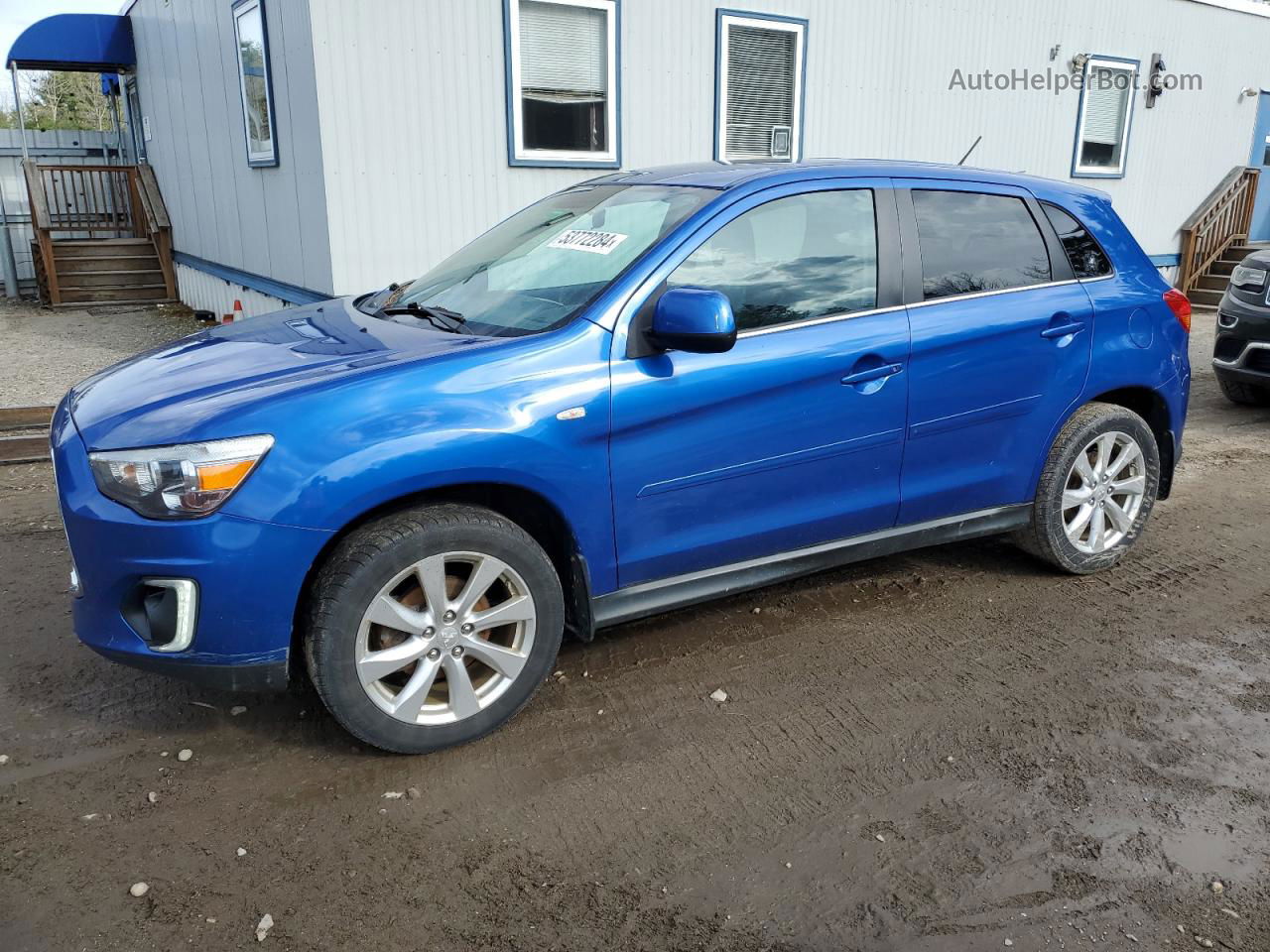 2015 Mitsubishi Outlander Sport Se Blue vin: 4A4AR4AU4FE026625