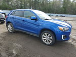 2015 Mitsubishi Outlander Sport Se Blue vin: 4A4AR4AU4FE026625