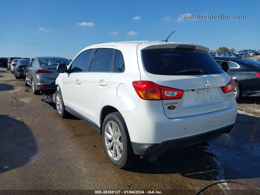 2015 Mitsubishi Outlander Sport Se White vin: 4A4AR4AU4FE034028