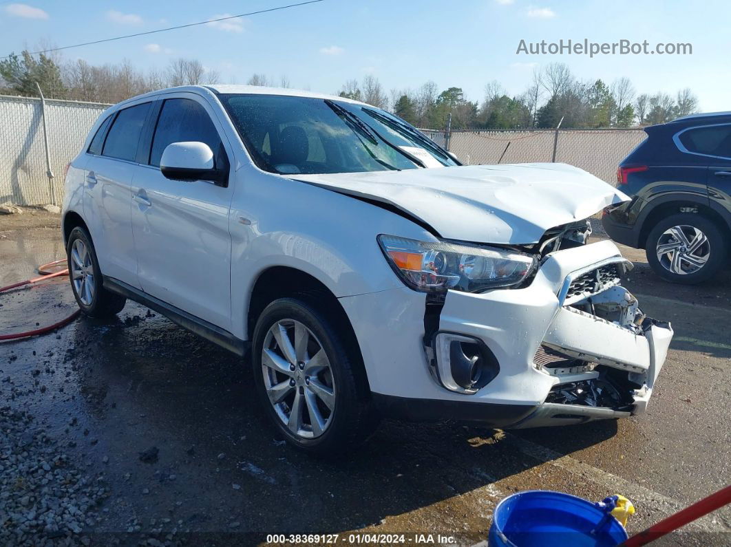 2015 Mitsubishi Outlander Sport Se White vin: 4A4AR4AU4FE034028