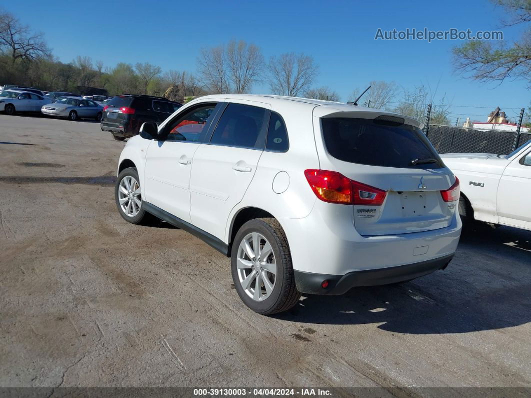 2015 Mitsubishi Outlander Sport Se White vin: 4A4AR4AU4FE041819