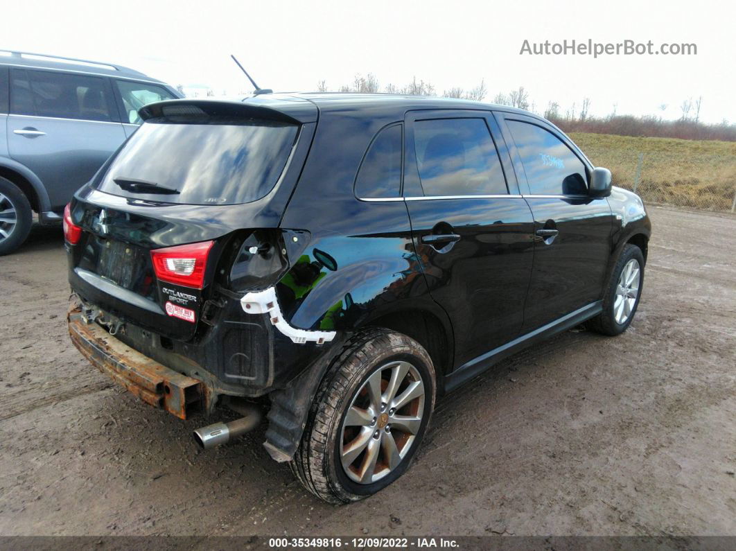 2015 Mitsubishi Outlander Sport Se Черный vin: 4A4AR4AU4FE051668