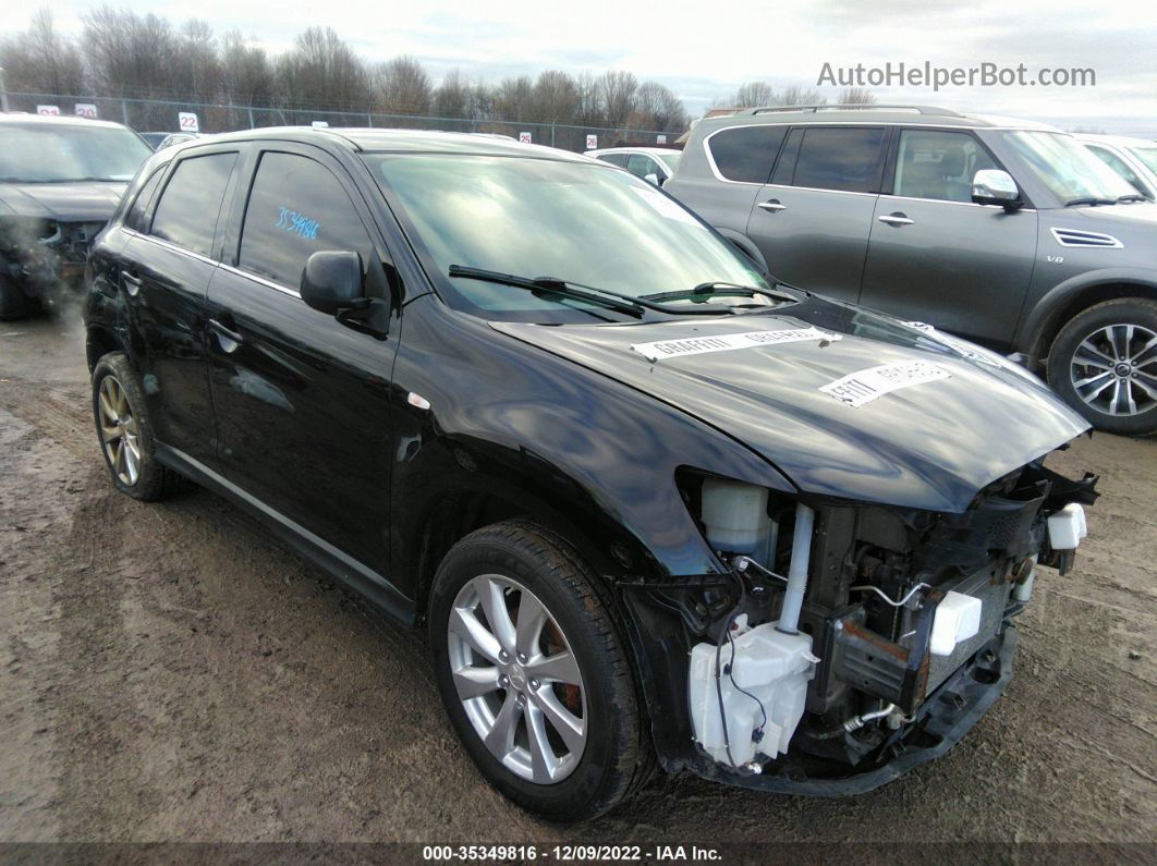 2015 Mitsubishi Outlander Sport Se Черный vin: 4A4AR4AU4FE051668