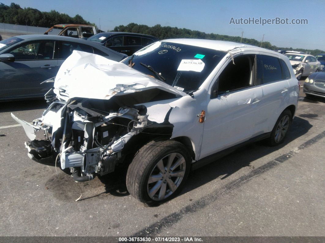 2013 Mitsubishi Outlander Sport Se White vin: 4A4AR4AU5DE009989