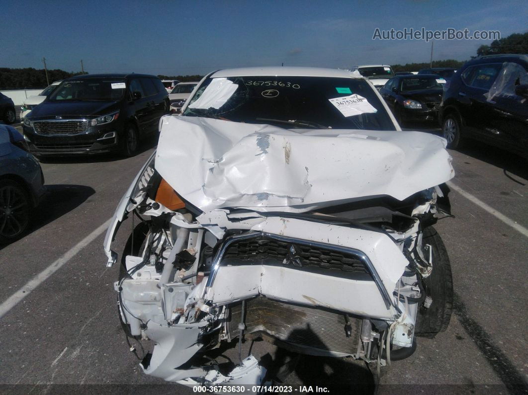 2013 Mitsubishi Outlander Sport Se White vin: 4A4AR4AU5DE009989