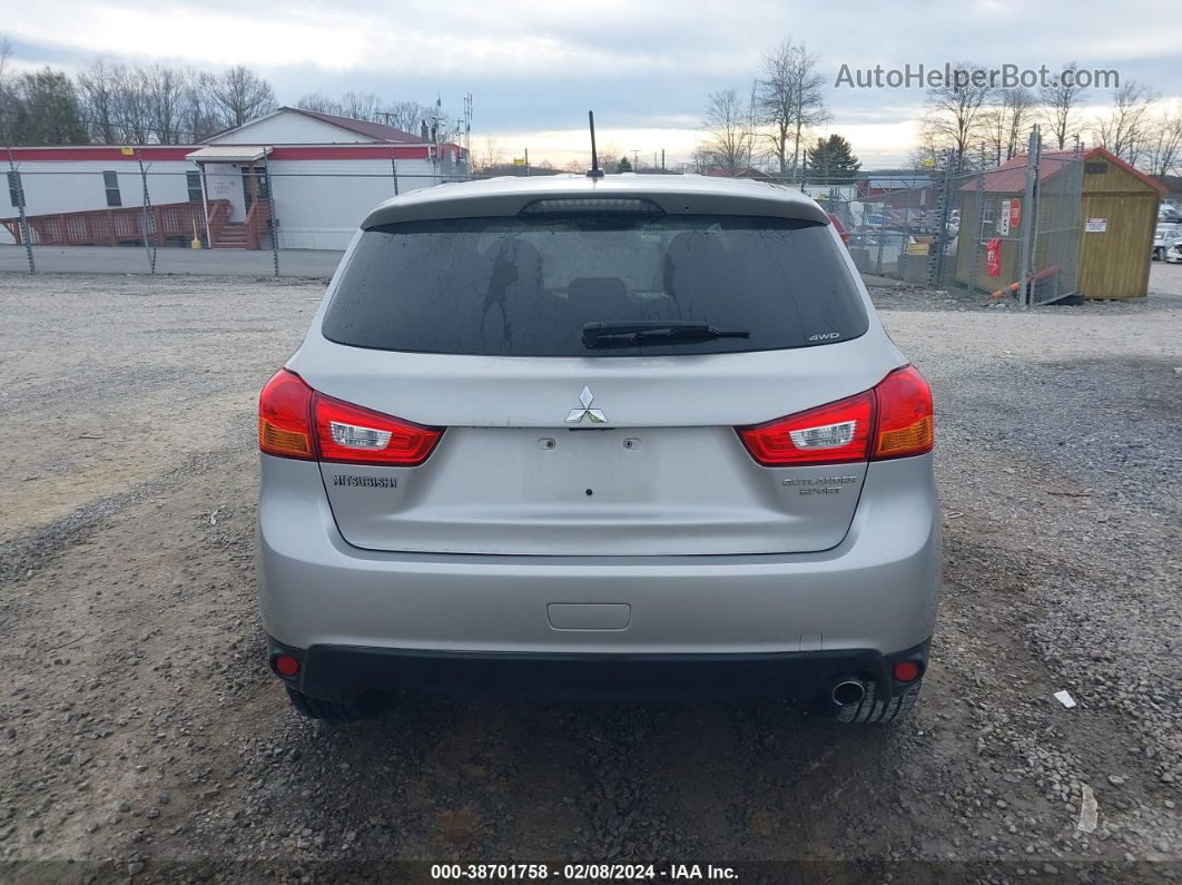 2013 Mitsubishi Outlander Sport Se Серебряный vin: 4A4AR4AU5DE013315