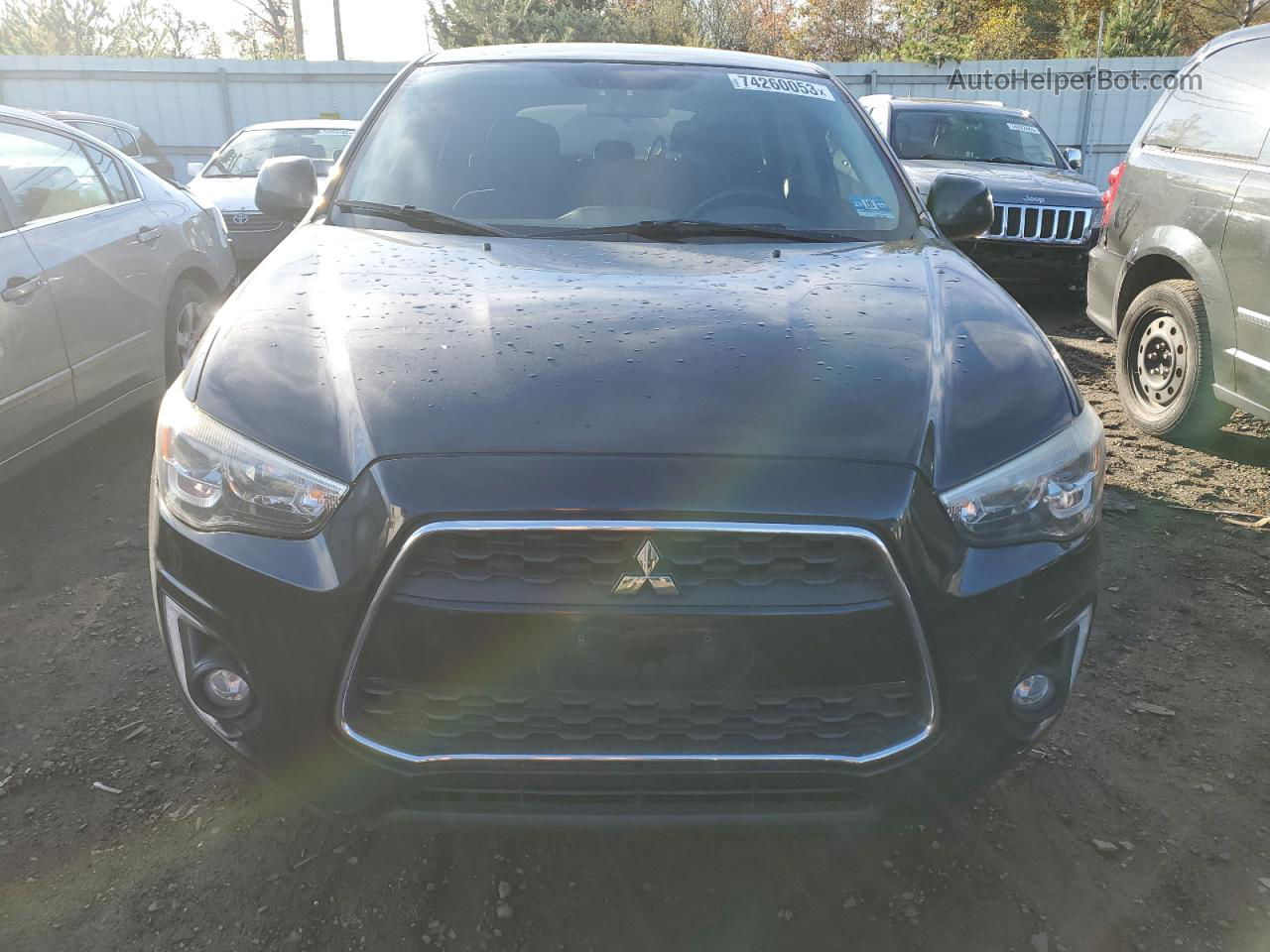 2015 Mitsubishi Outlander Sport Se Black vin: 4A4AR4AU5FE009008