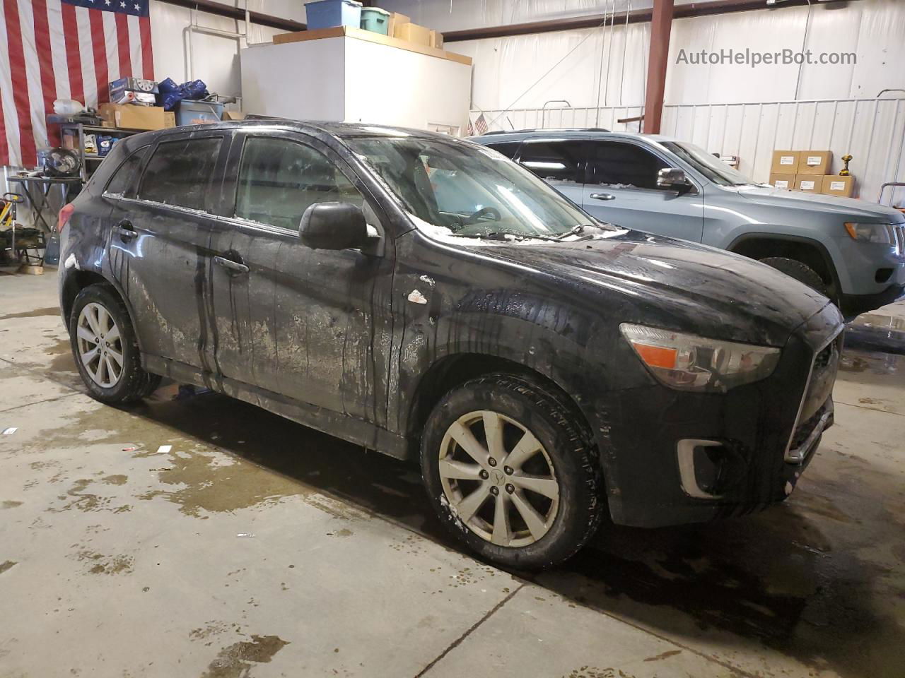 2015 Mitsubishi Outlander Sport Se Black vin: 4A4AR4AU5FE026178