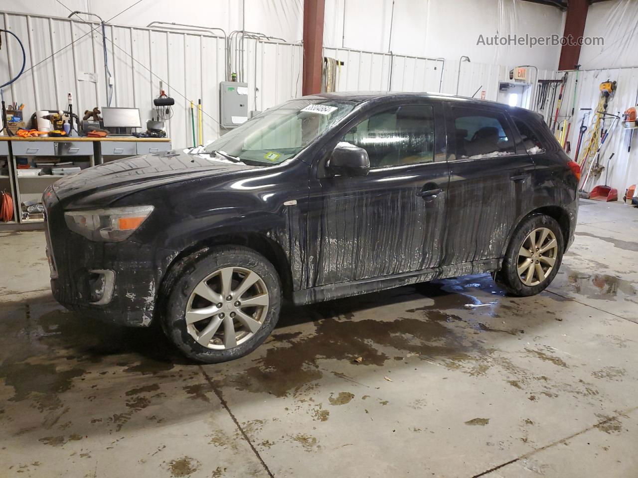 2015 Mitsubishi Outlander Sport Se Black vin: 4A4AR4AU5FE026178