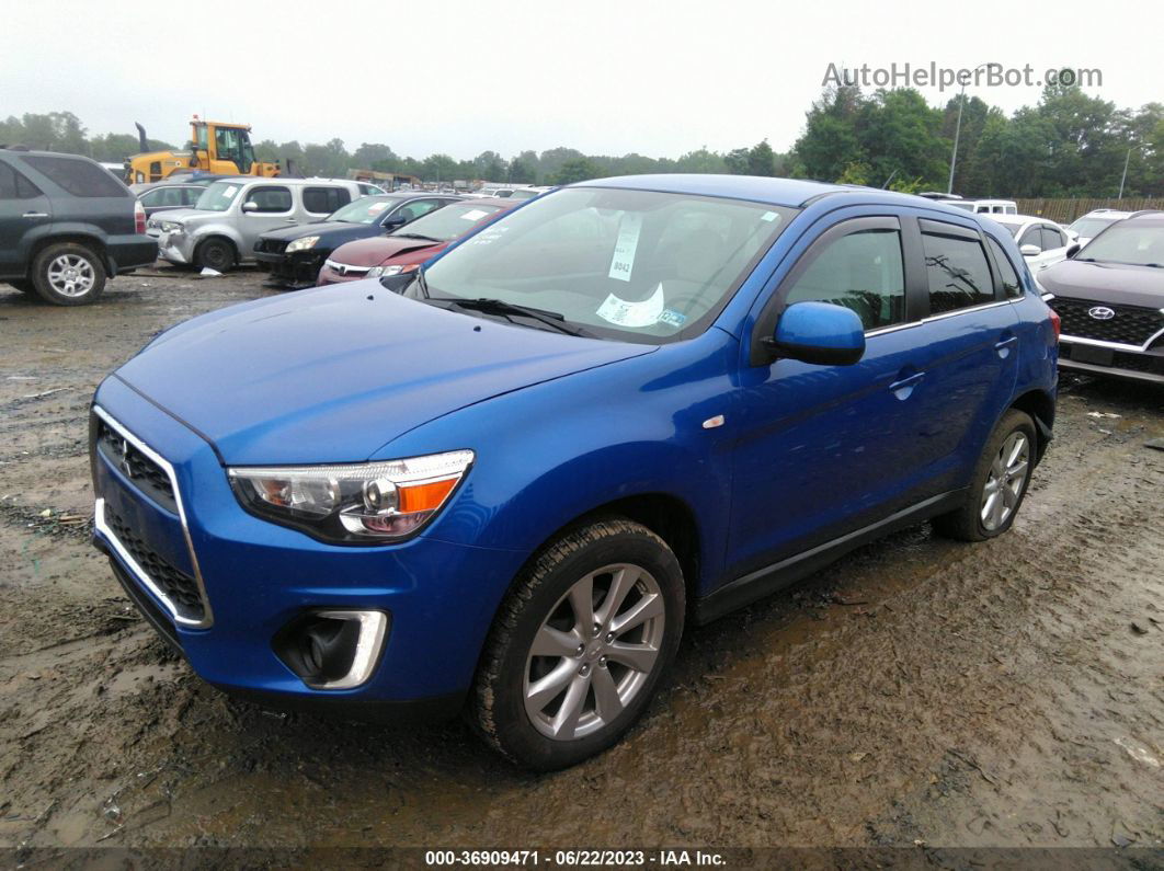 2015 Mitsubishi Outlander Sport Se Синий vin: 4A4AR4AU5FE061822