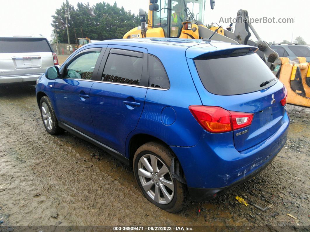 2015 Mitsubishi Outlander Sport Se Синий vin: 4A4AR4AU5FE061822