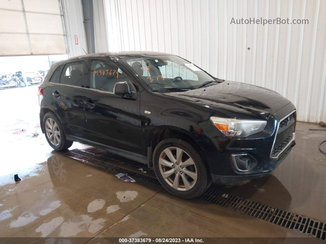 2013 Mitsubishi Outlander Sport Se Black vin: 4A4AR4AU6DE002436