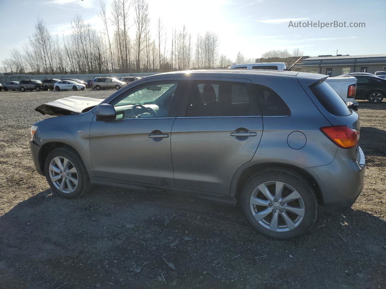 2014 Mitsubishi Outlander Sport Se Silver vin: 4A4AR4AU6EE017858