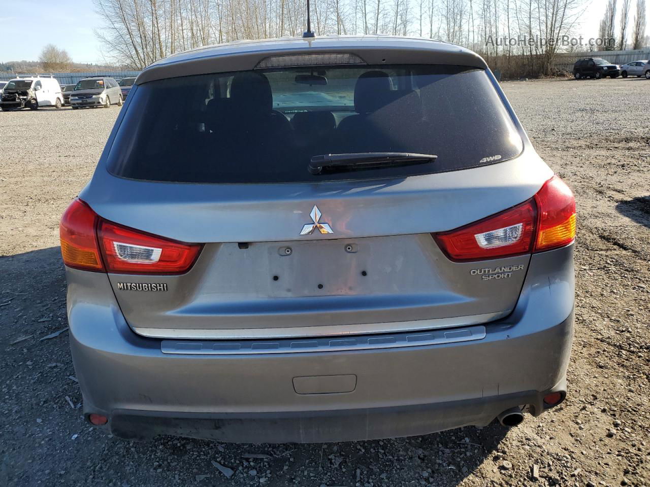 2014 Mitsubishi Outlander Sport Se Silver vin: 4A4AR4AU6EE017858