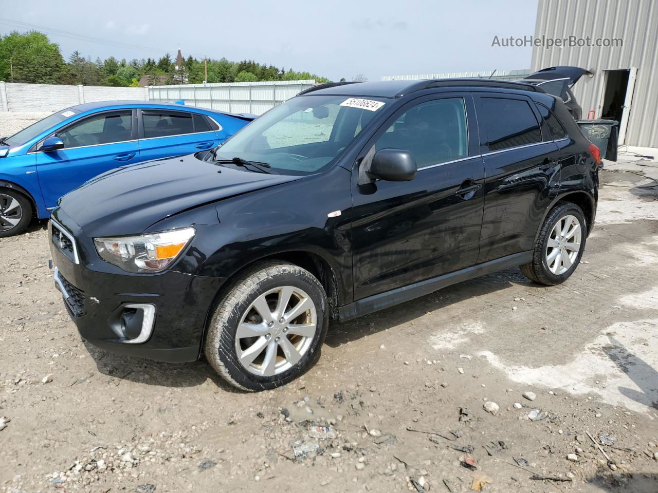 2015 Mitsubishi Outlander Sport Se Black vin: 4A4AR4AU6FE026979