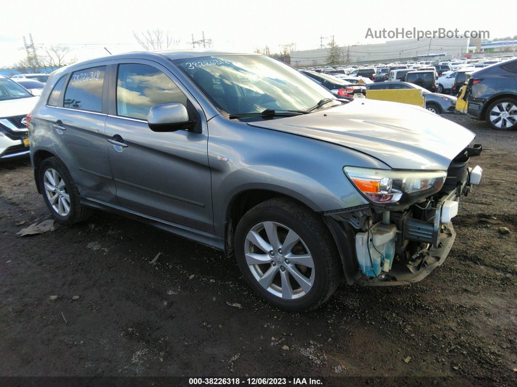 2013 Mitsubishi Outlander Sport Se Gray vin: 4A4AR4AU7DE009508