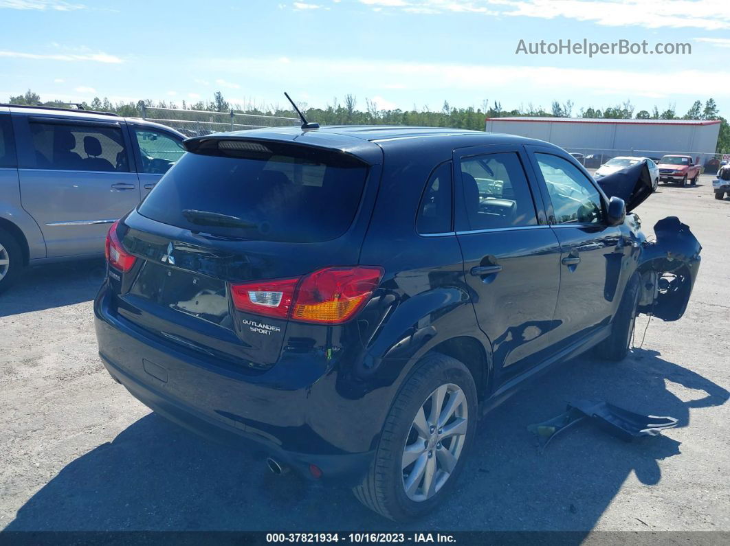 2013 Mitsubishi Outlander Sport Se Черный vin: 4A4AR4AU7DE010464