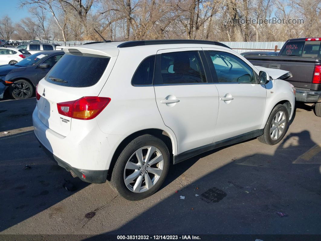 2013 Mitsubishi Outlander Sport Se White vin: 4A4AR4AU7DE011954